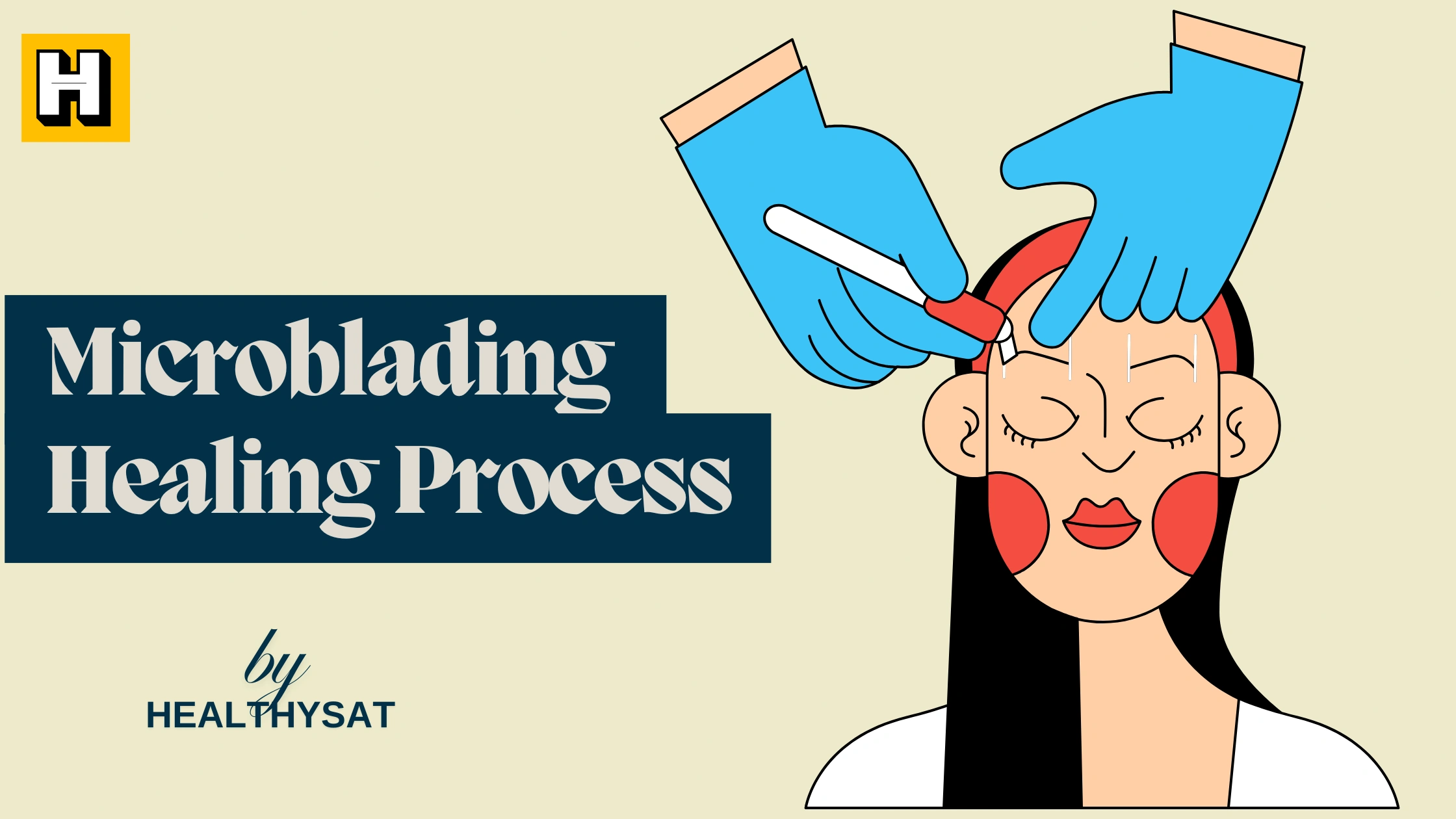 Microblading healing process day-by-day timeline