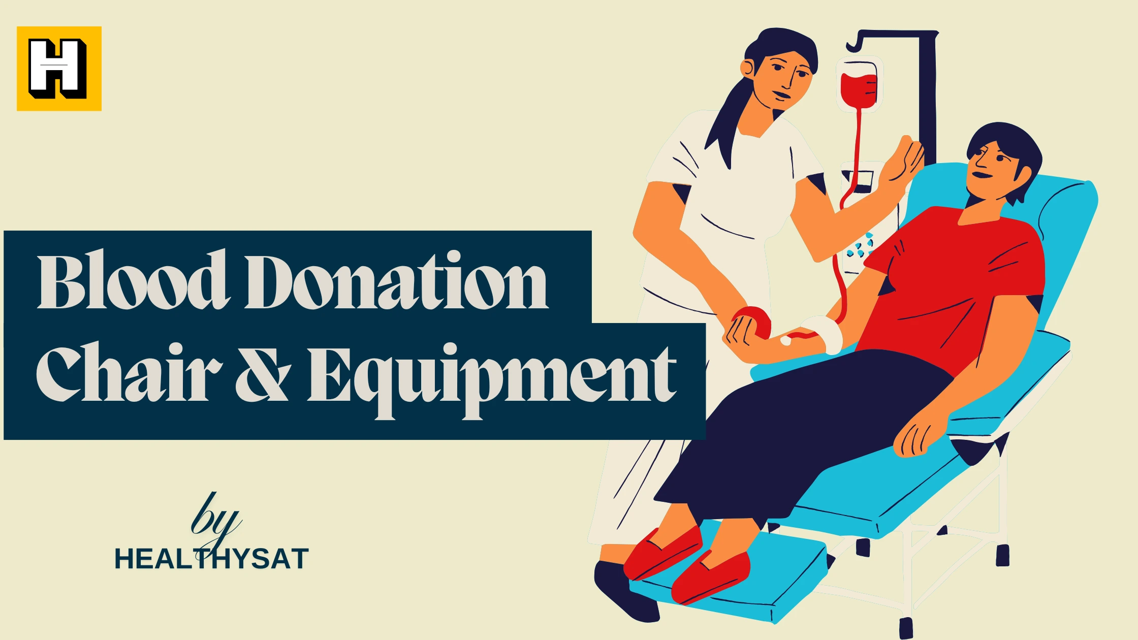 Plasma donation equipment showing separation machine and specialized chair